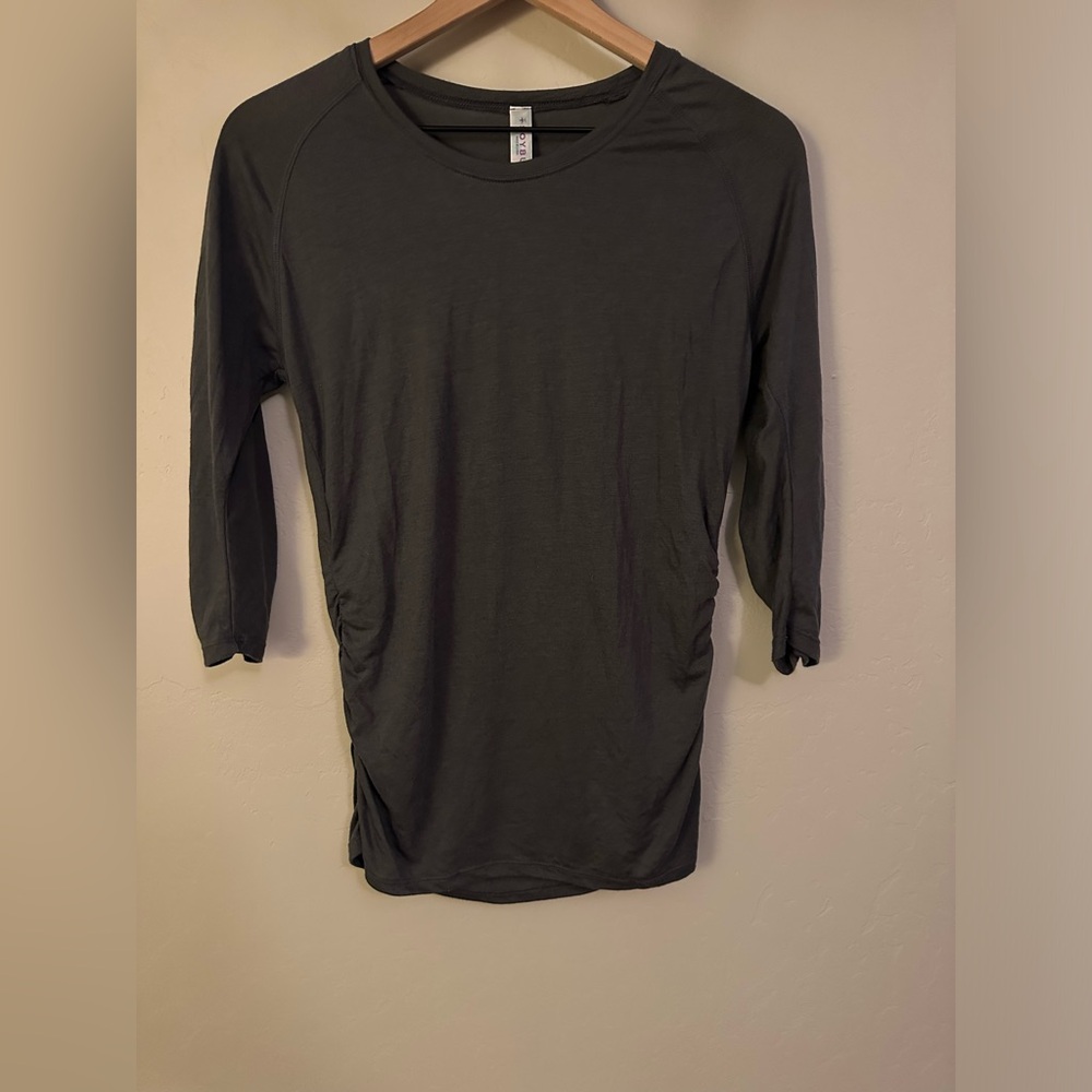 Soybu Charcoal Long Sleeve Top